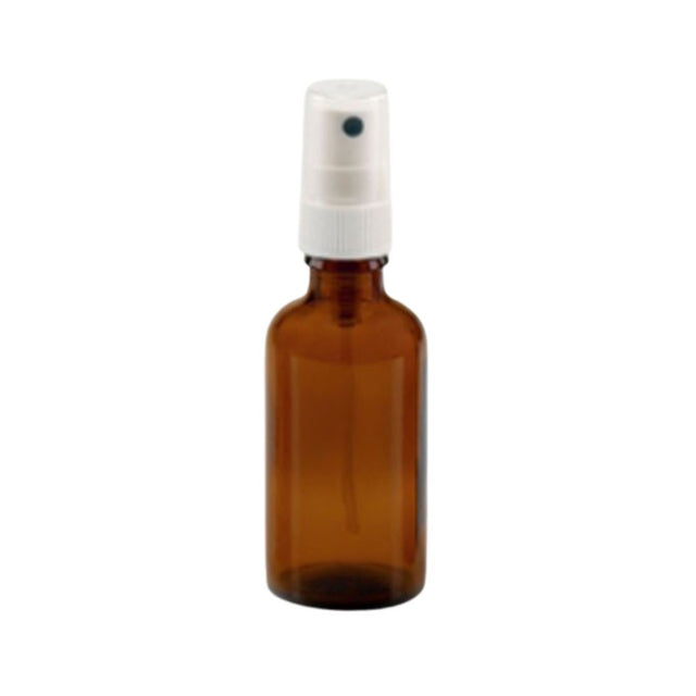 Flacon en verre ambré avec spray
