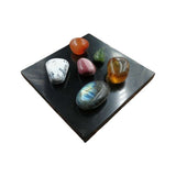Plaque de shungite polie 10 x 10 cm