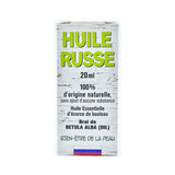 Huile Russe ou Huile de brai de Bouleau 100ml