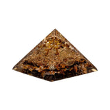 Orgonite Pyramide Oeil de tigre Arbre de vie