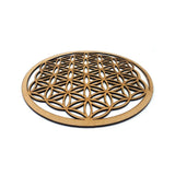 Dessous de verre Bois fleur de vie