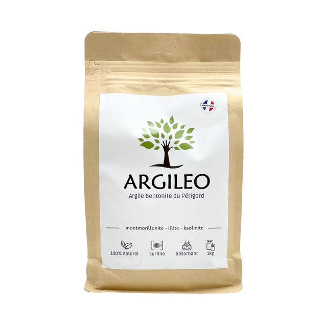Argileo Argile Bentonite 1kg poudre