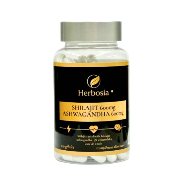 Shilajit Ashwagandha 60 gélules