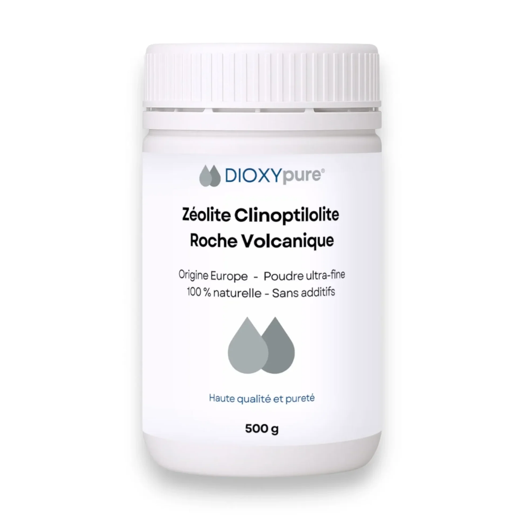 Zéolite Clinoptilolite micronisée 500grs