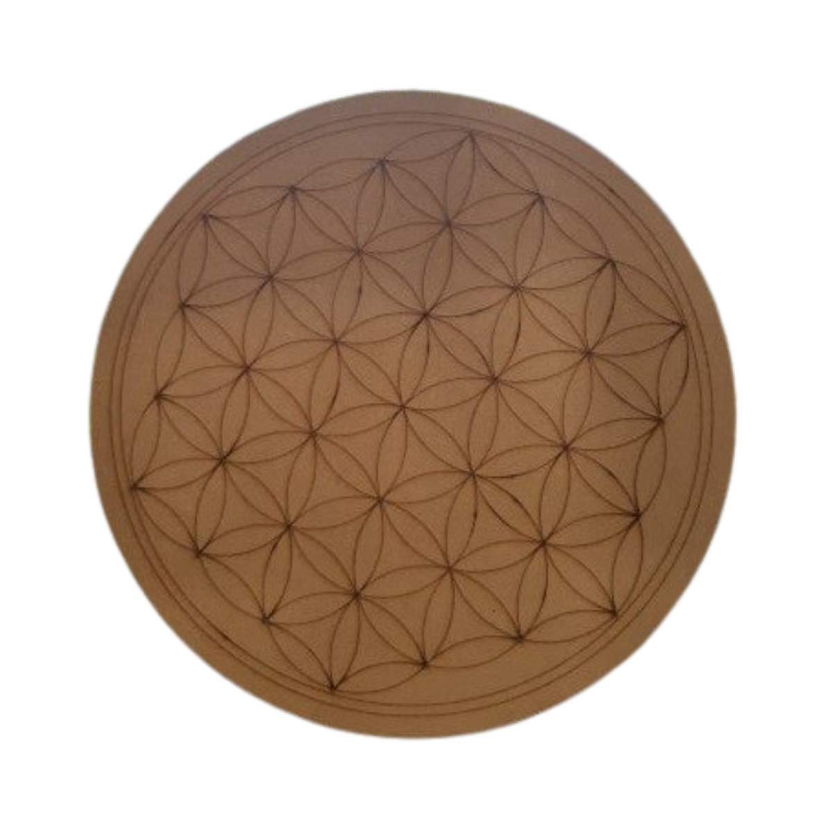 Plateau Fleur de vie en Bois