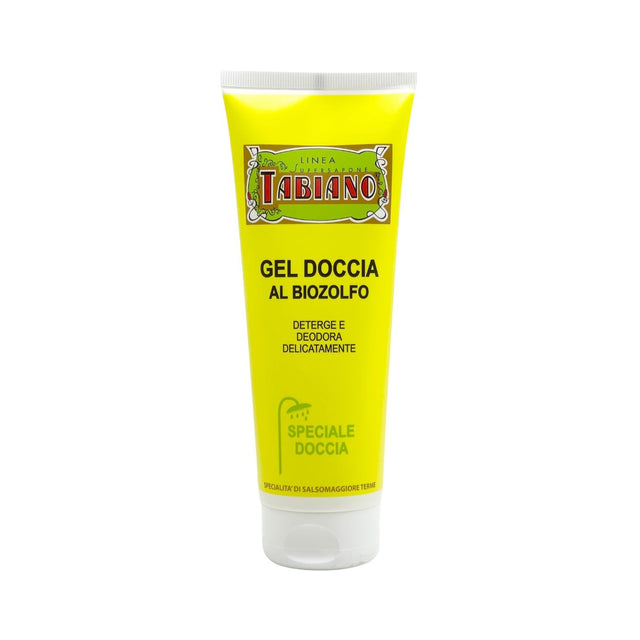 Gel douche Tabiano soufre Pilogen Carezza