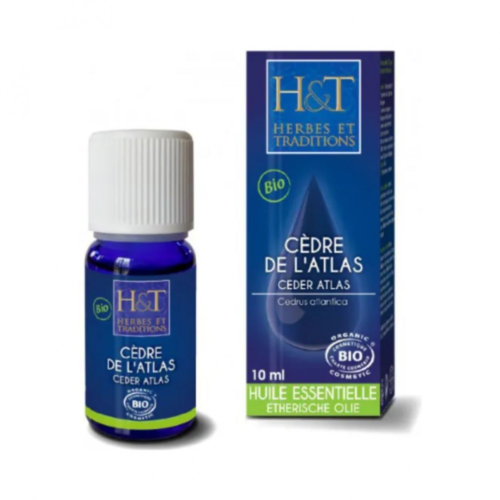 Huile essentielle Cèdre de l'Atlas Herbes et Traditions, 10 ml