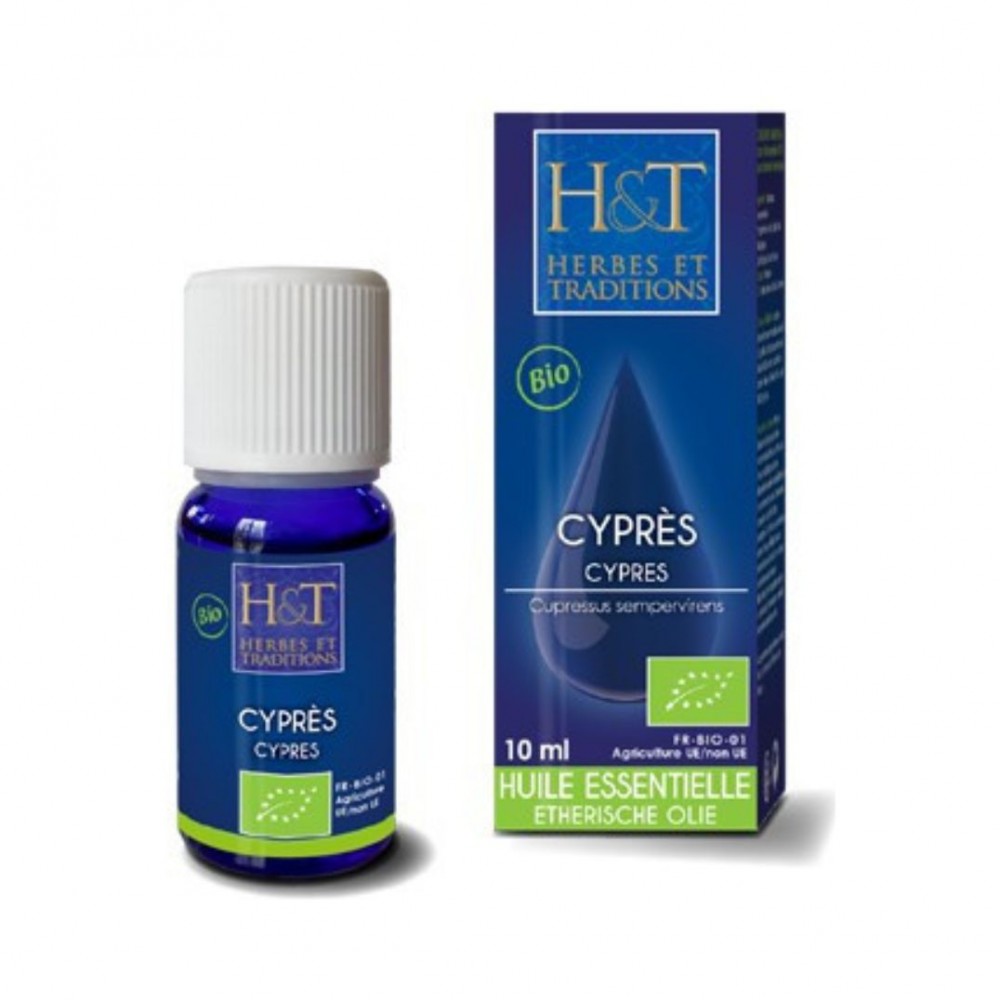 Huile essentielle Cyprès Provence Herbes et Traditions, 10 ml