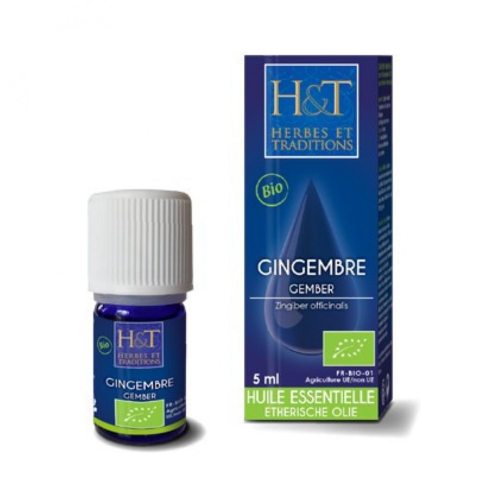 Huile essentielle Gingembre Herbes et Traditions, 5 ml