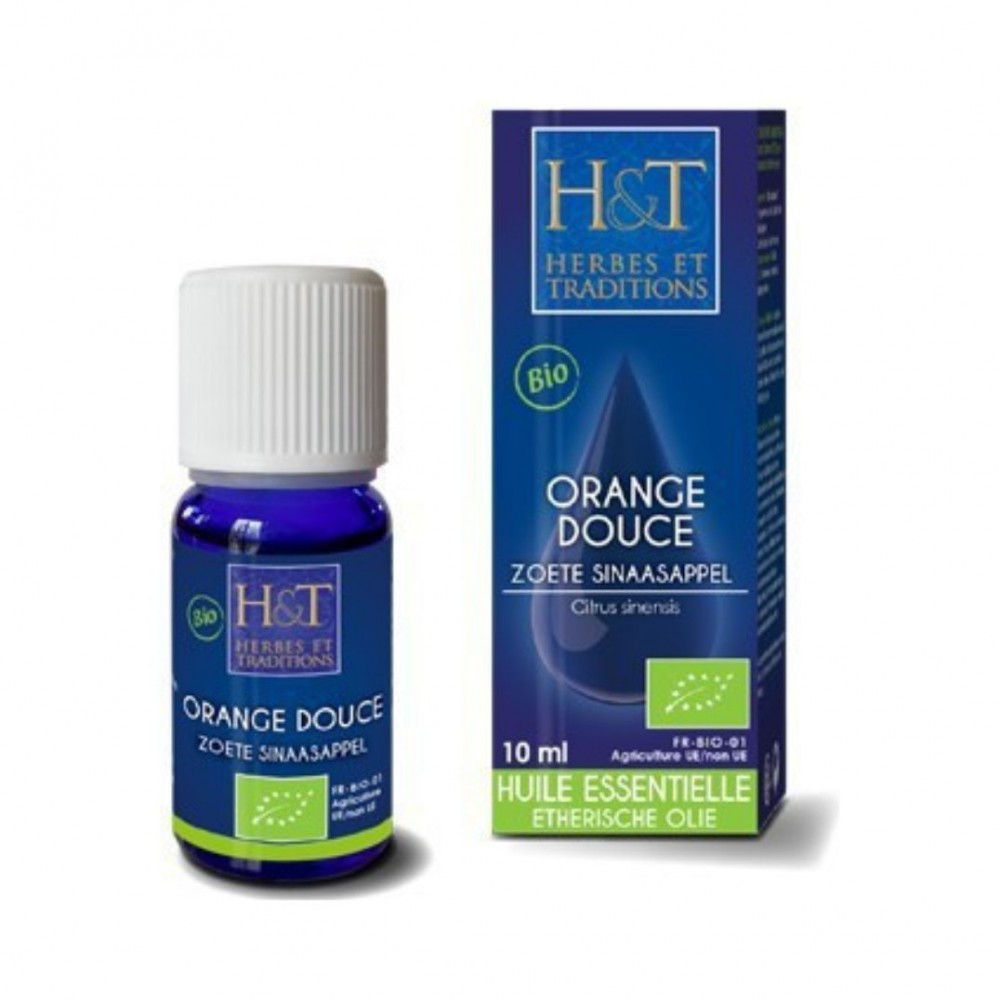 Huile essentielle Orange douce Herbes et Traditions, 10 ml