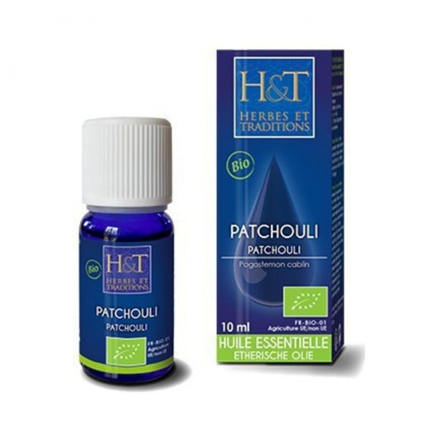 Huile essentielle Patchouli Herbes et Traditions, 10 ml