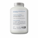 Pilulier de L-Glutamine BeaverHill, 120 gélules végétales en pullulan dosées à 650 mg, fabriqué en France