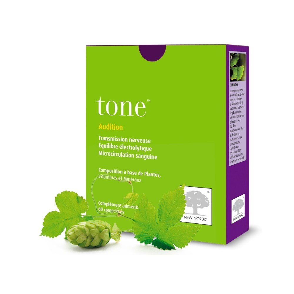 Tone Audition New Nordic, 60 comprimés