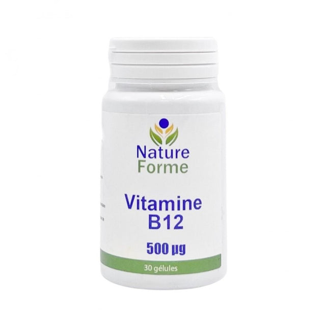 Vitamine B12 hydroxocobalamine Nature Forme, 30 gélules
